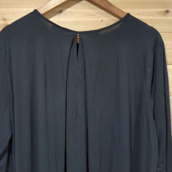 J. Jill Womens Dress Large Black Wearever Collection Casual Dress - Picture 4 of 9